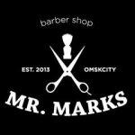 Логотип barber shop Mr. Marks