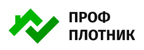 Логотип ПрофПлотник - строительство домов из дерева